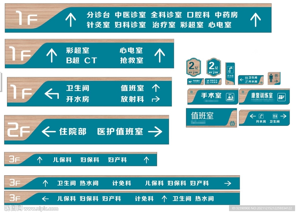 索引吊牌 医院 导视牌