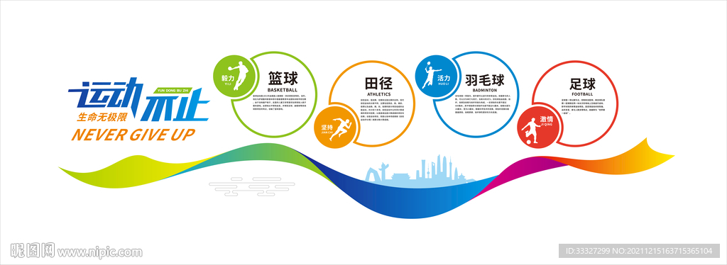 运动馆背景墙