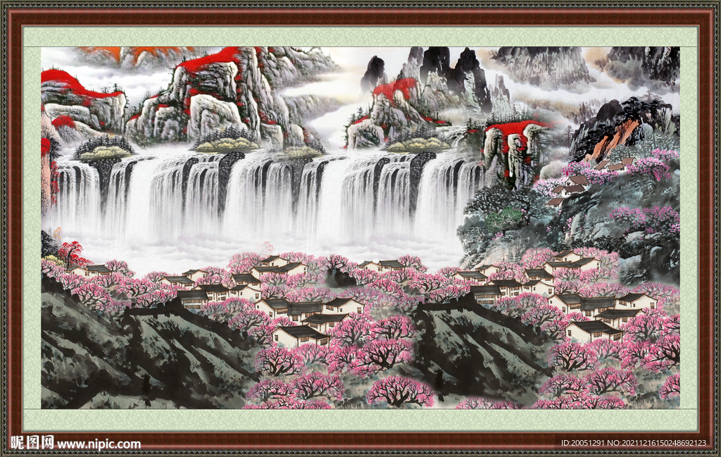 客厅山水画