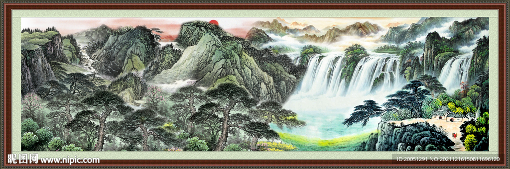 客厅山水画