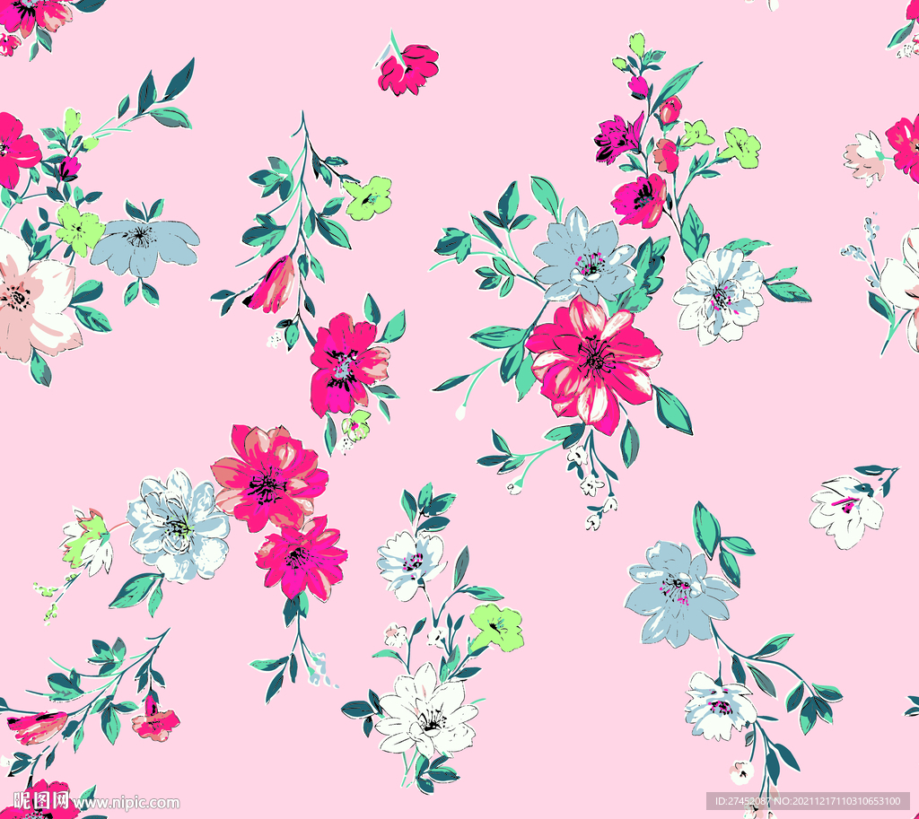 手绘花