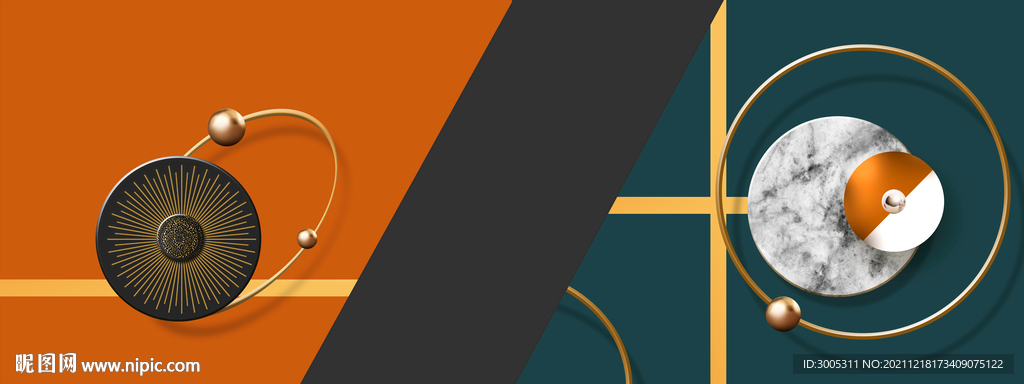 晶瓷画抽象圆球餐具