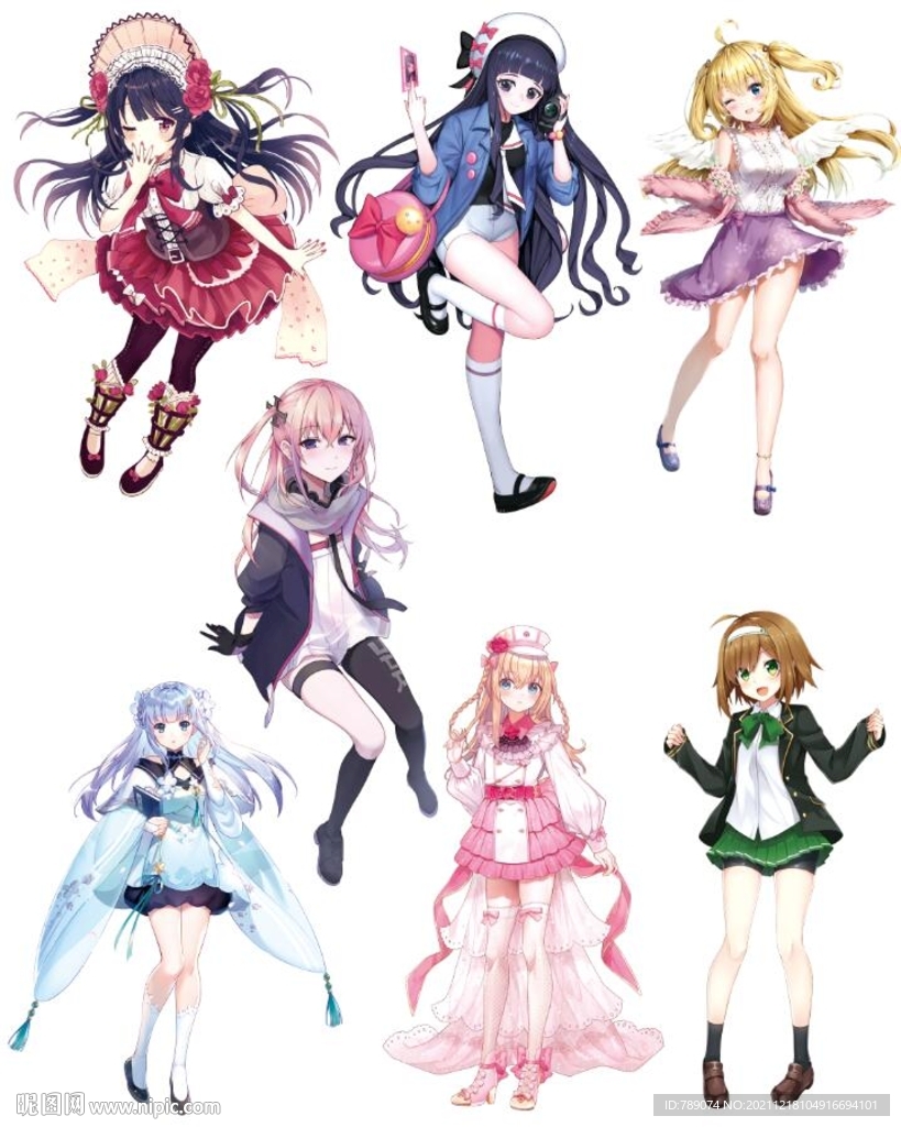 可爱动漫女孩