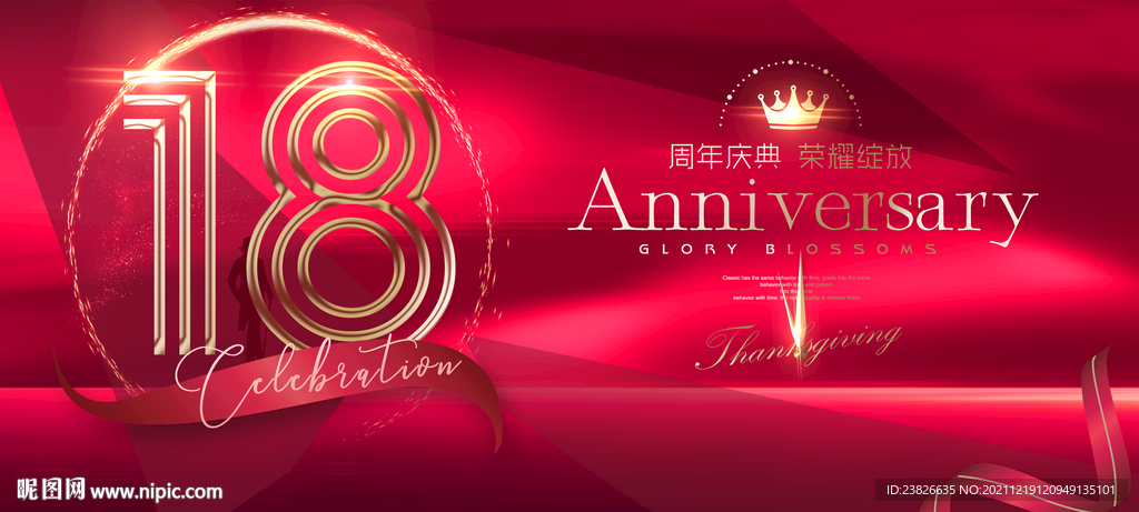 18周年