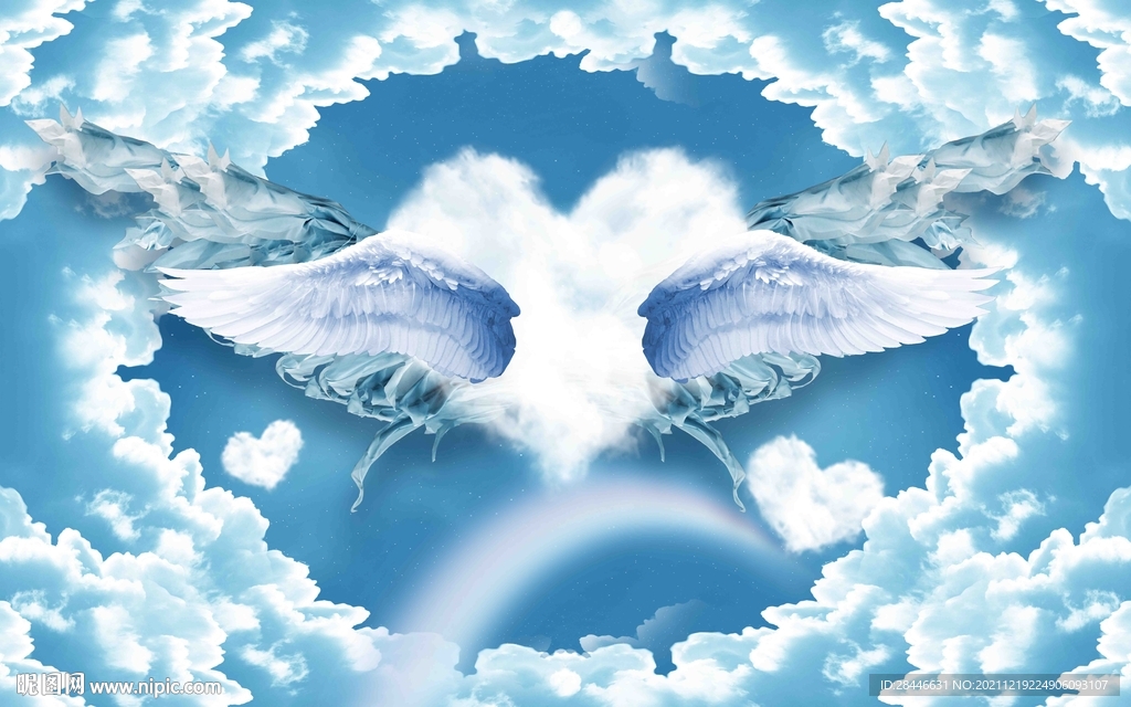 网红直播背景墙