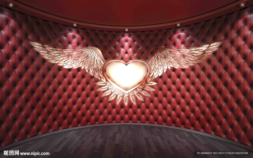 网红直播背景墙