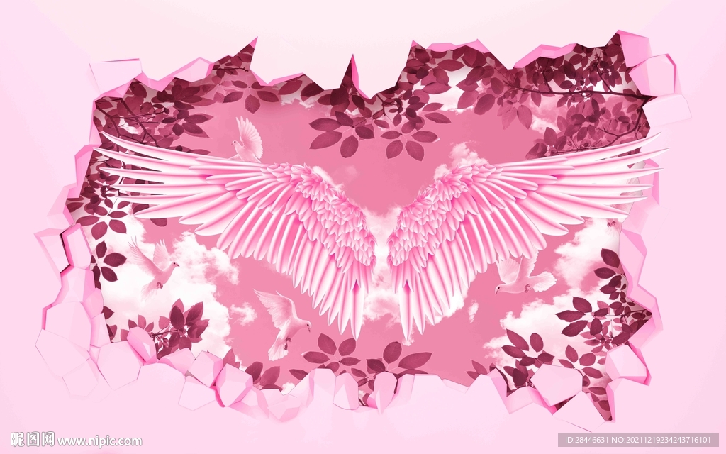 网红直播背景墙