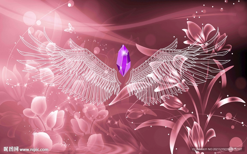 网红直播背景墙