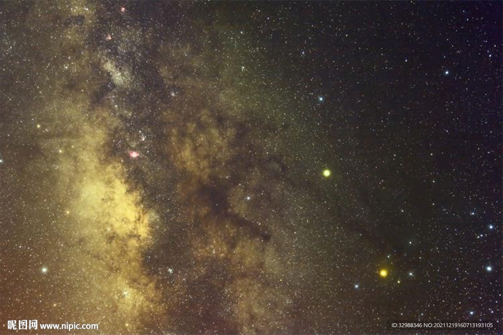 星空儿童房背景墙图片