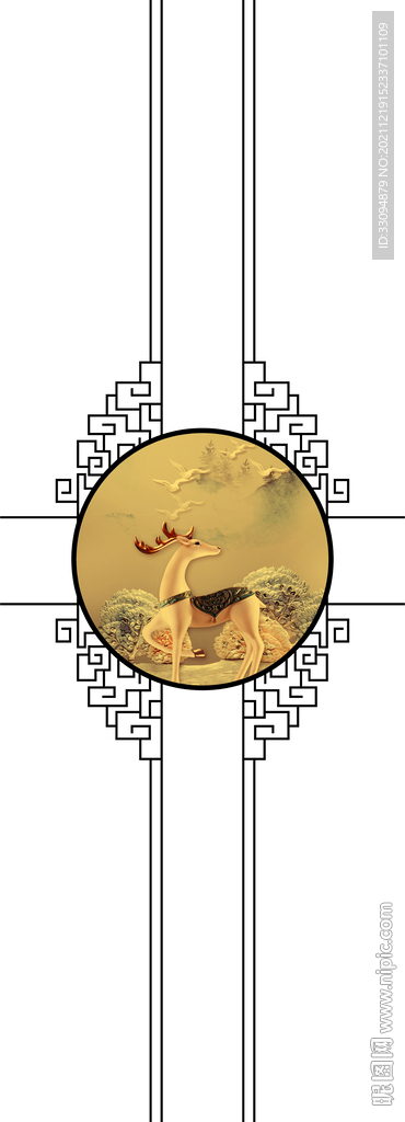 高清分层透明底平开门打印图