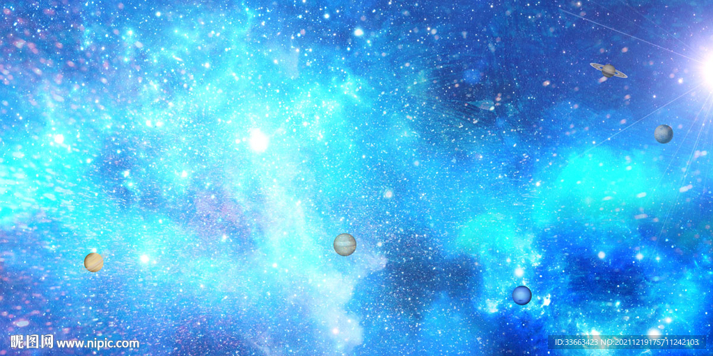 太空梦幻星空