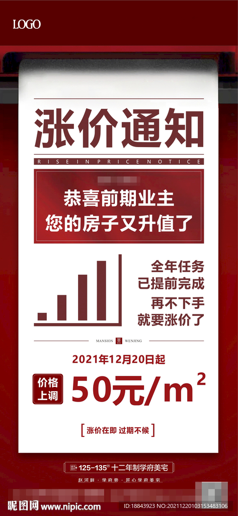 涨价单图