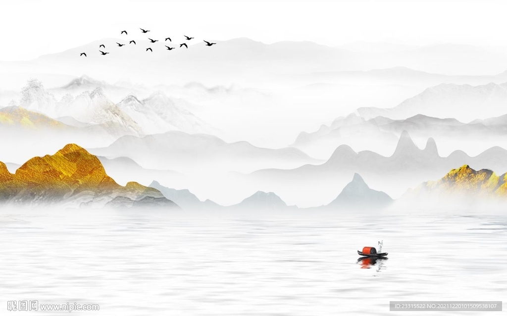 新中式电视背景墙