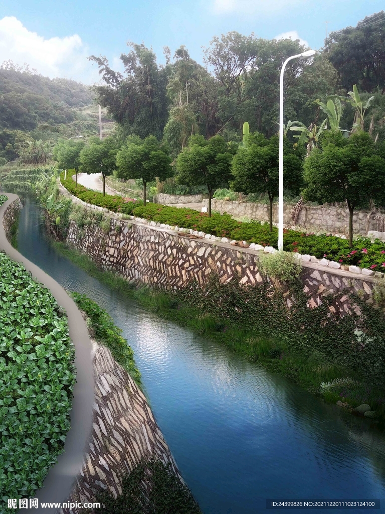 美丽乡村改造乡村振兴改造效果图