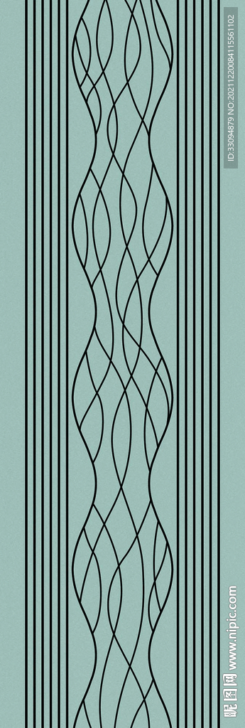 高清分层平开门打印图