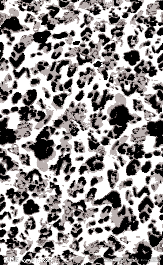 大牌  豹纹    数码印花 