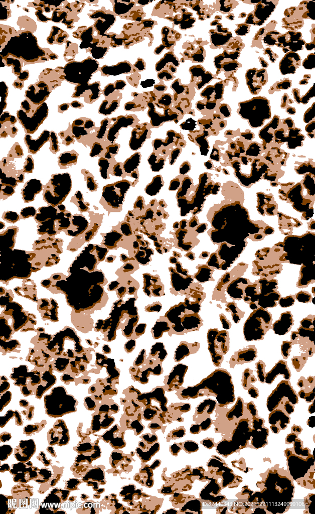 大牌  豹纹    数码印花 