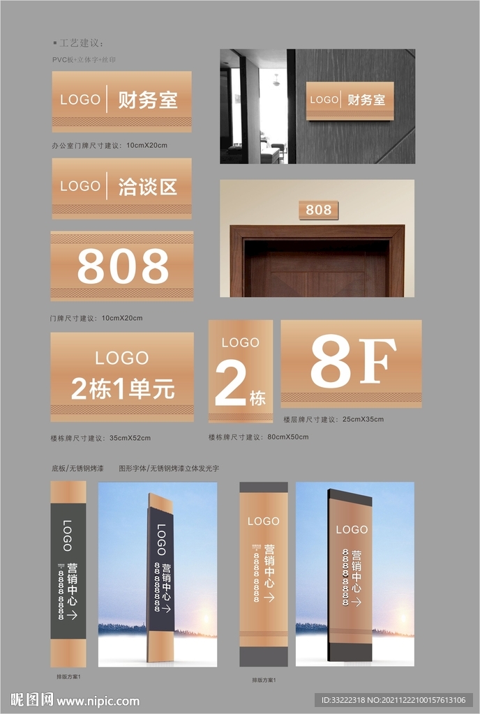 地产标识牌