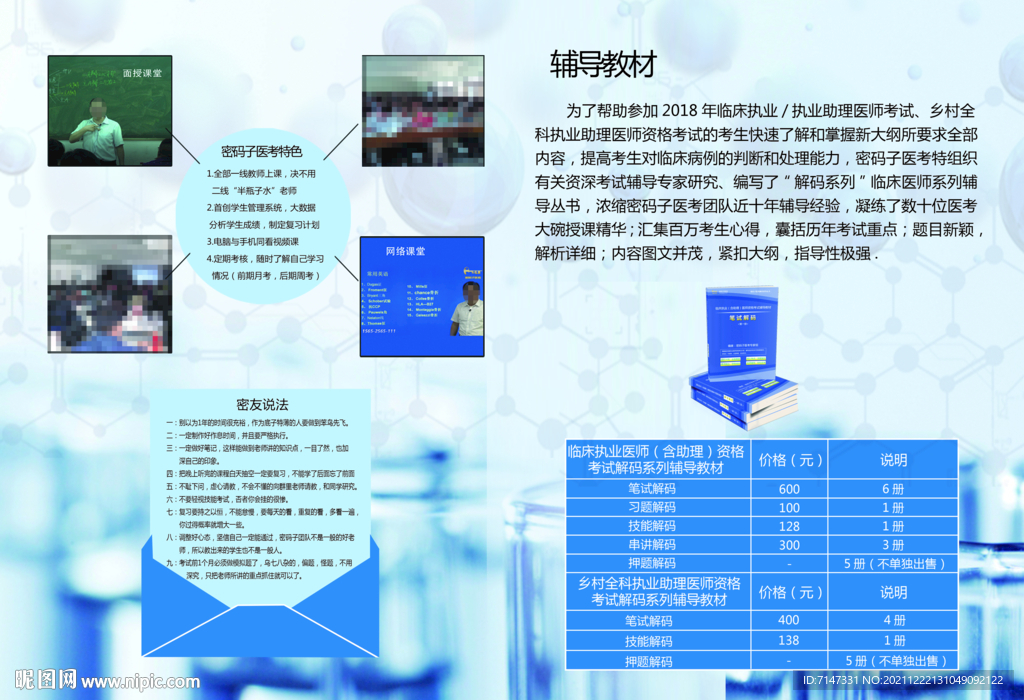 密码子医考宣传图片
