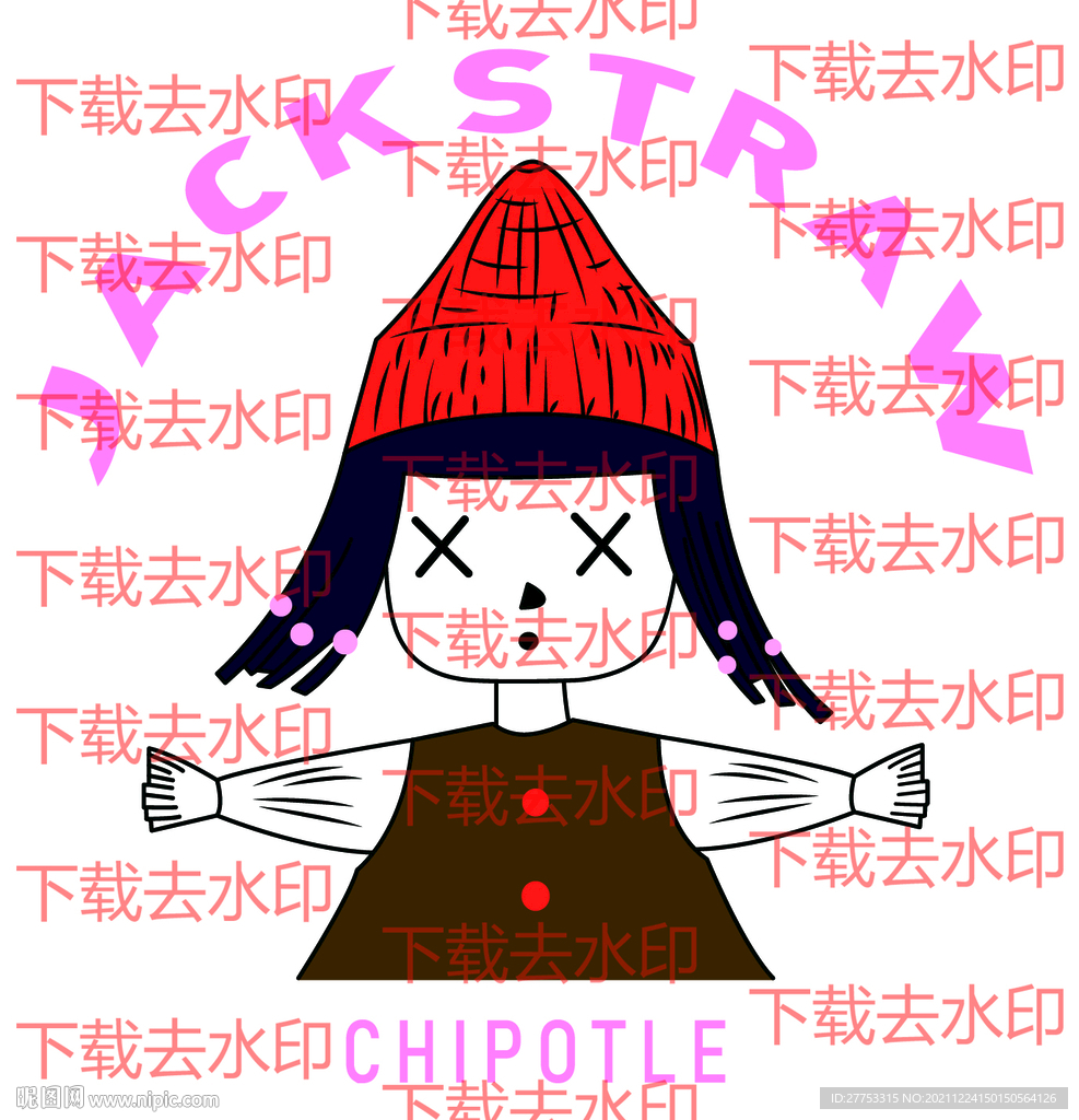 小红帽 印花