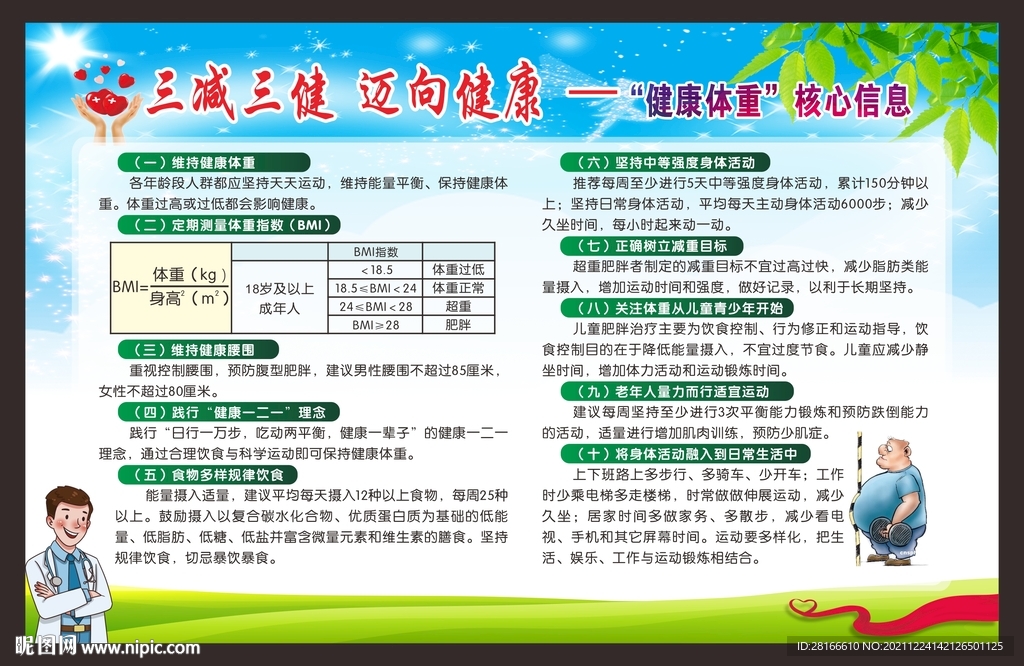 三减三健健康体重
