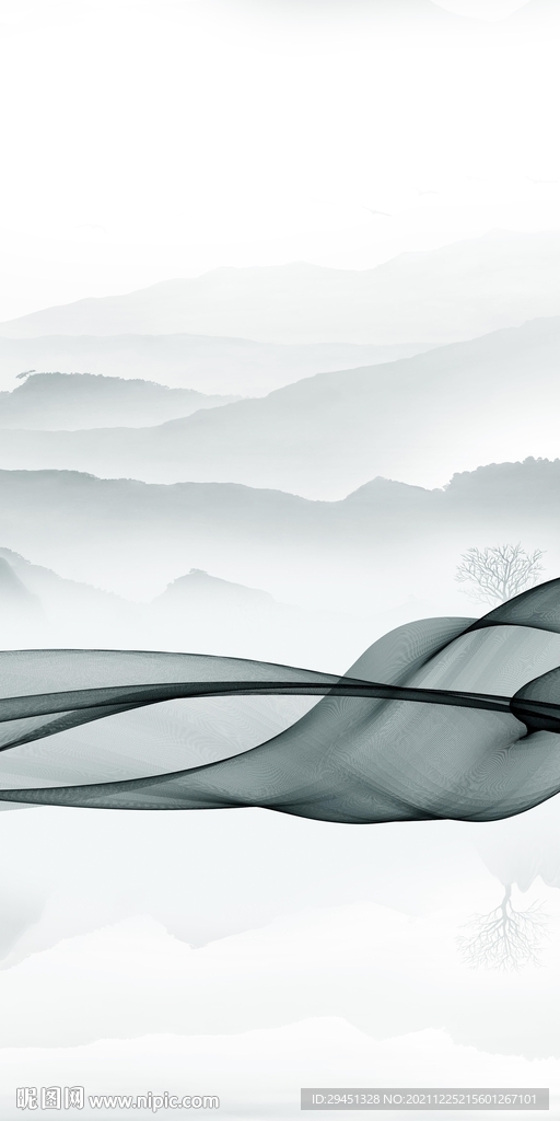 大气 现代玄关画 TIF分层图