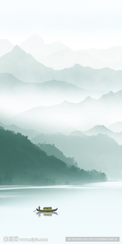 新中式新玄关画 文件分层 
