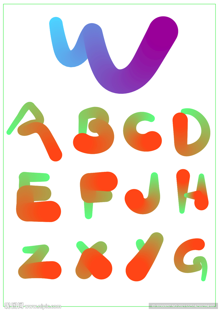 字母创意