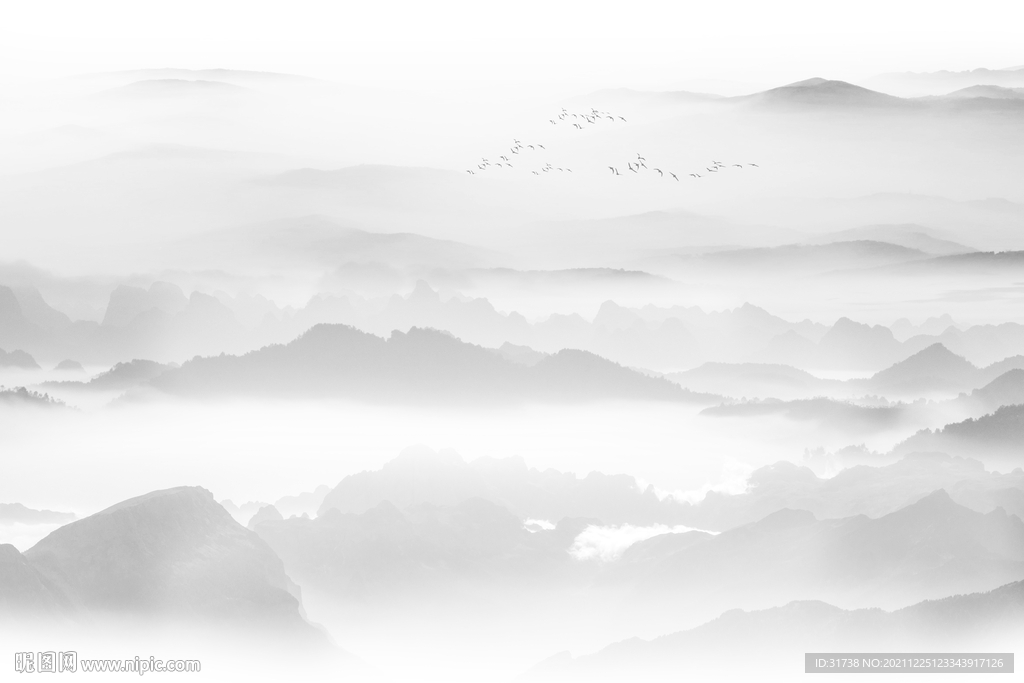 新中式山水画
