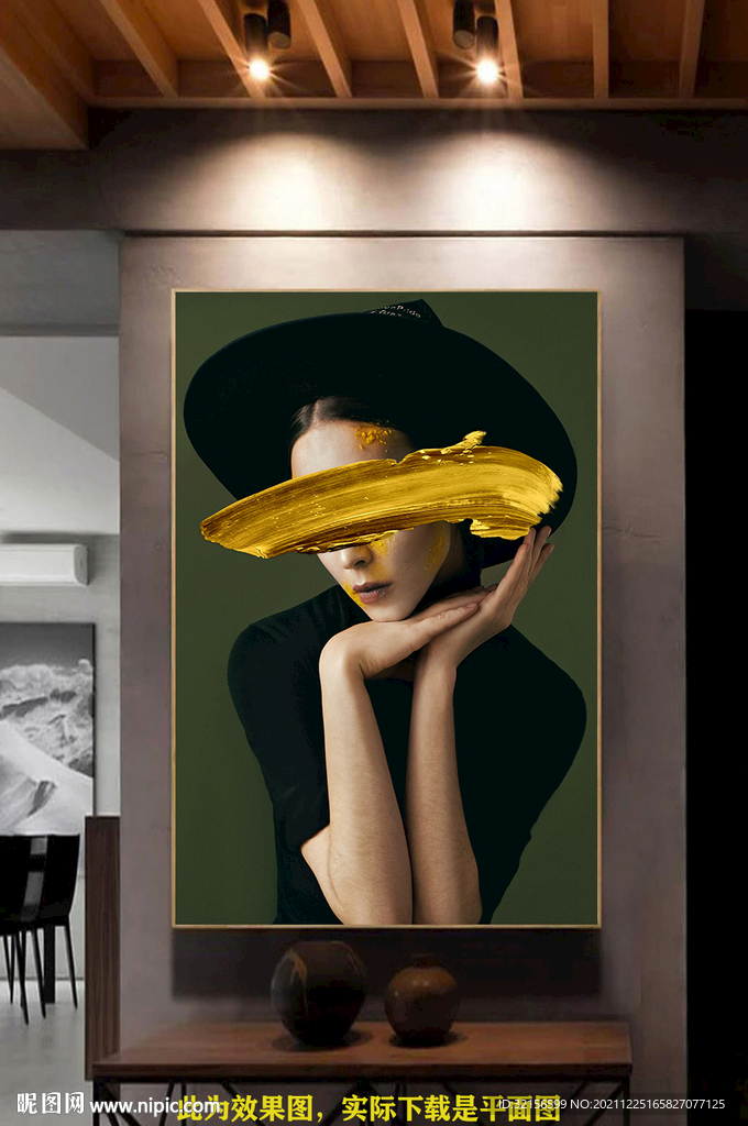 美女装饰画