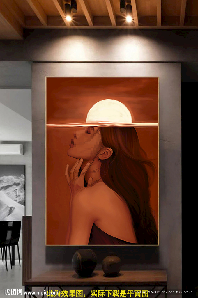 美女装饰画