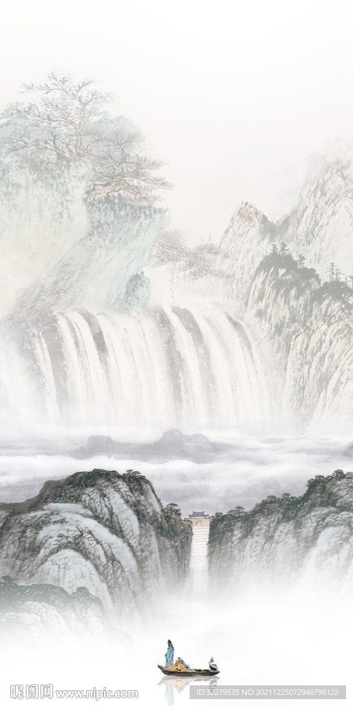 人气 高清意境玄关 文件分层画