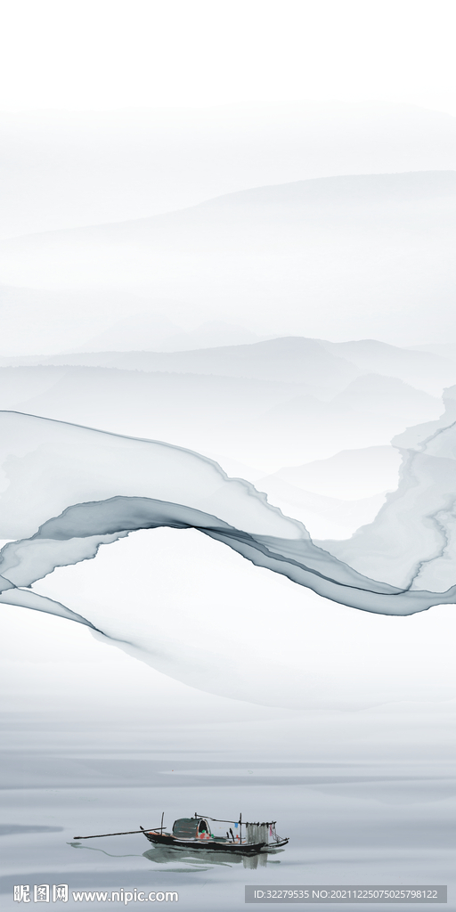 别墅新款意境玄关 文件分层画