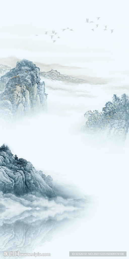 别墅现代玄关框画 TiF分层