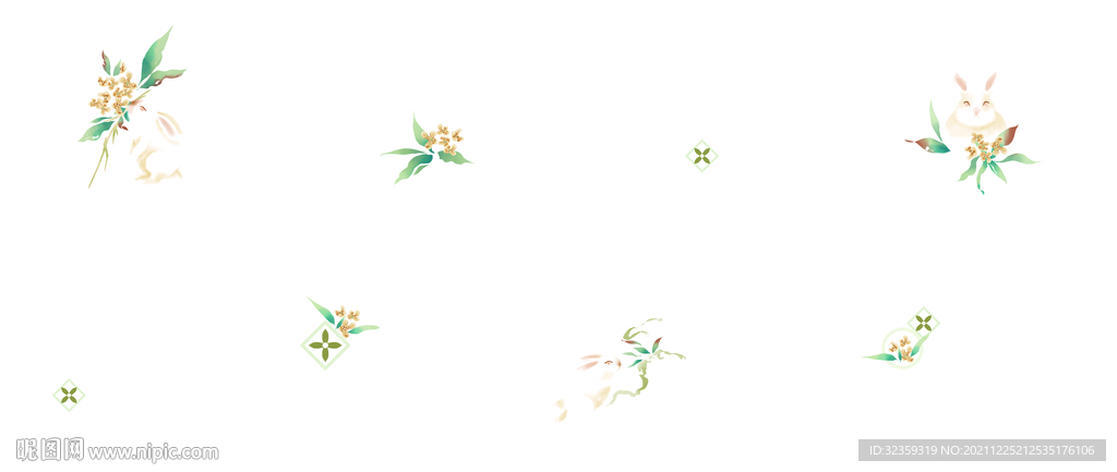 大牌  兔子 唯美 数码 印花