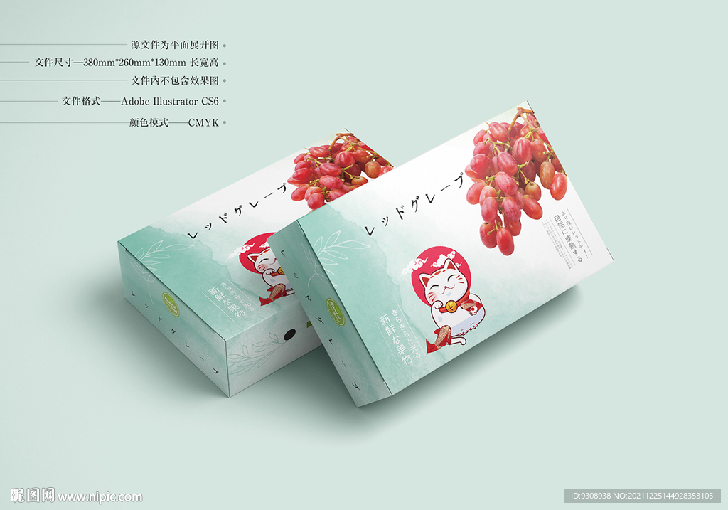 红提包装 平面图