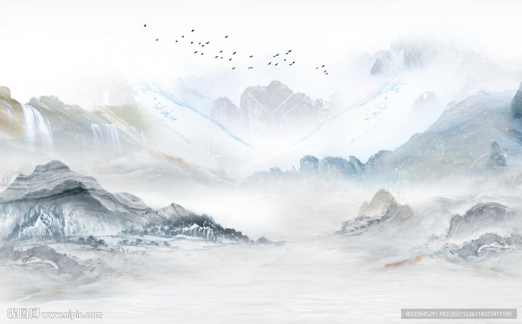 新中式电视背景墙