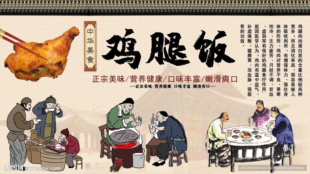 鸡腿饭