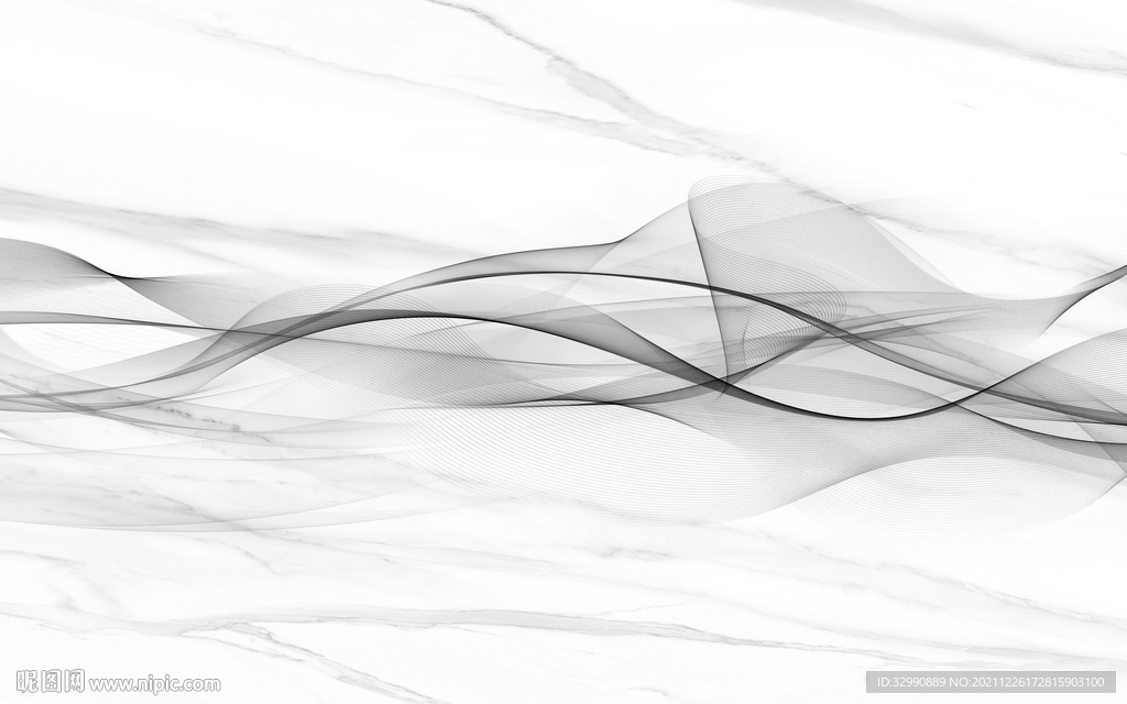 新中式爵士白背景画 TIF文件