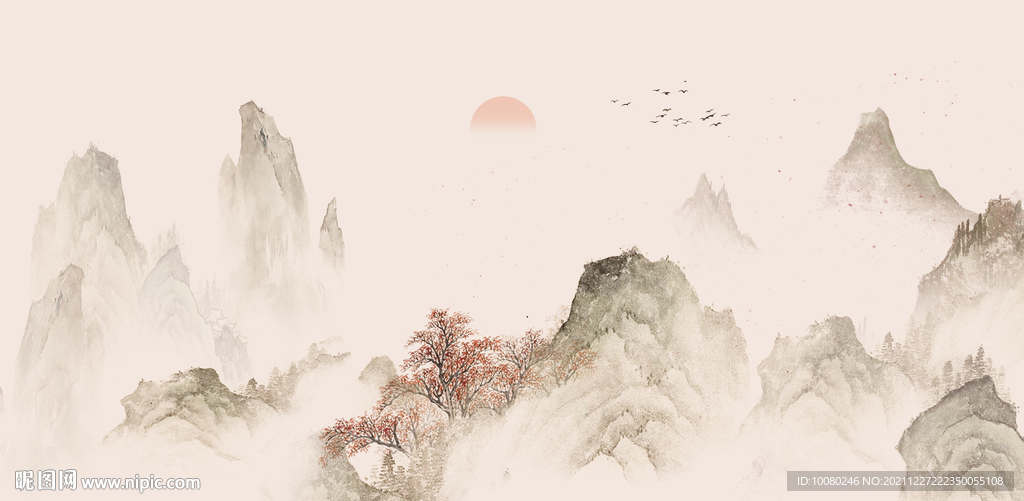 山水画 