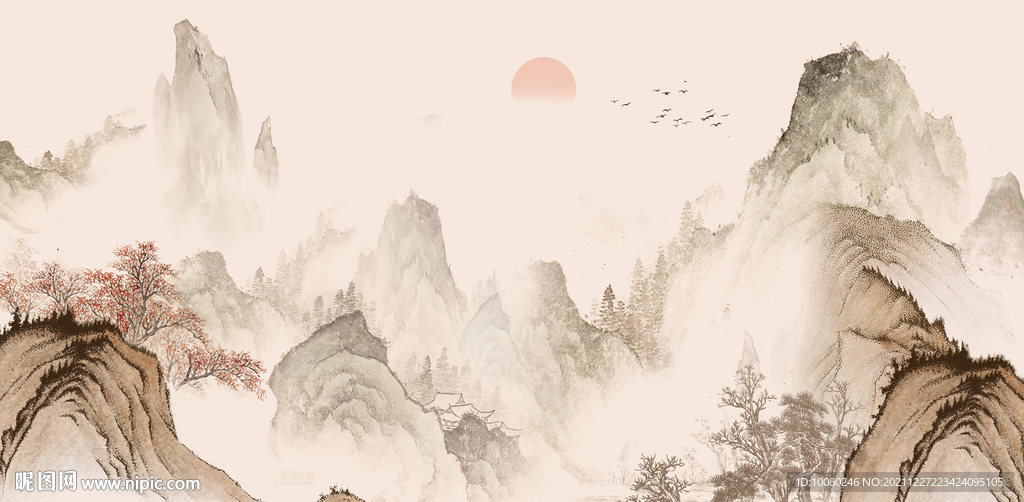 山水画 