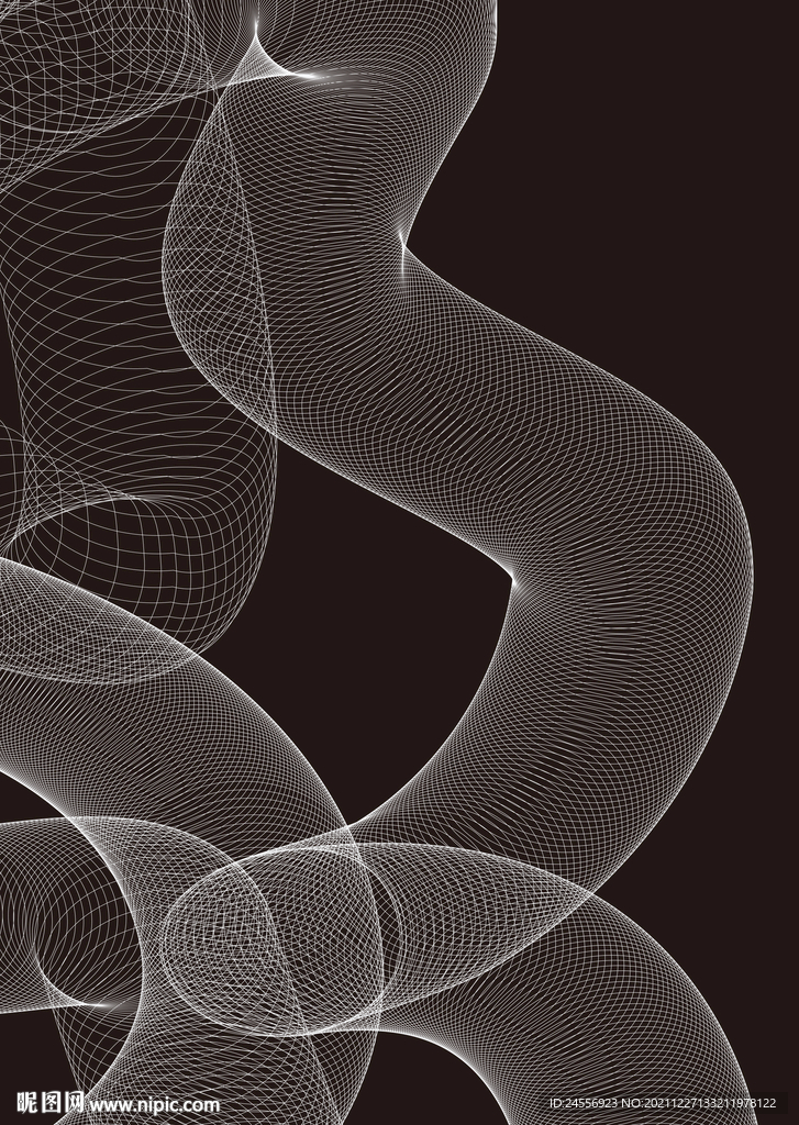 丝滑质感抽象装饰