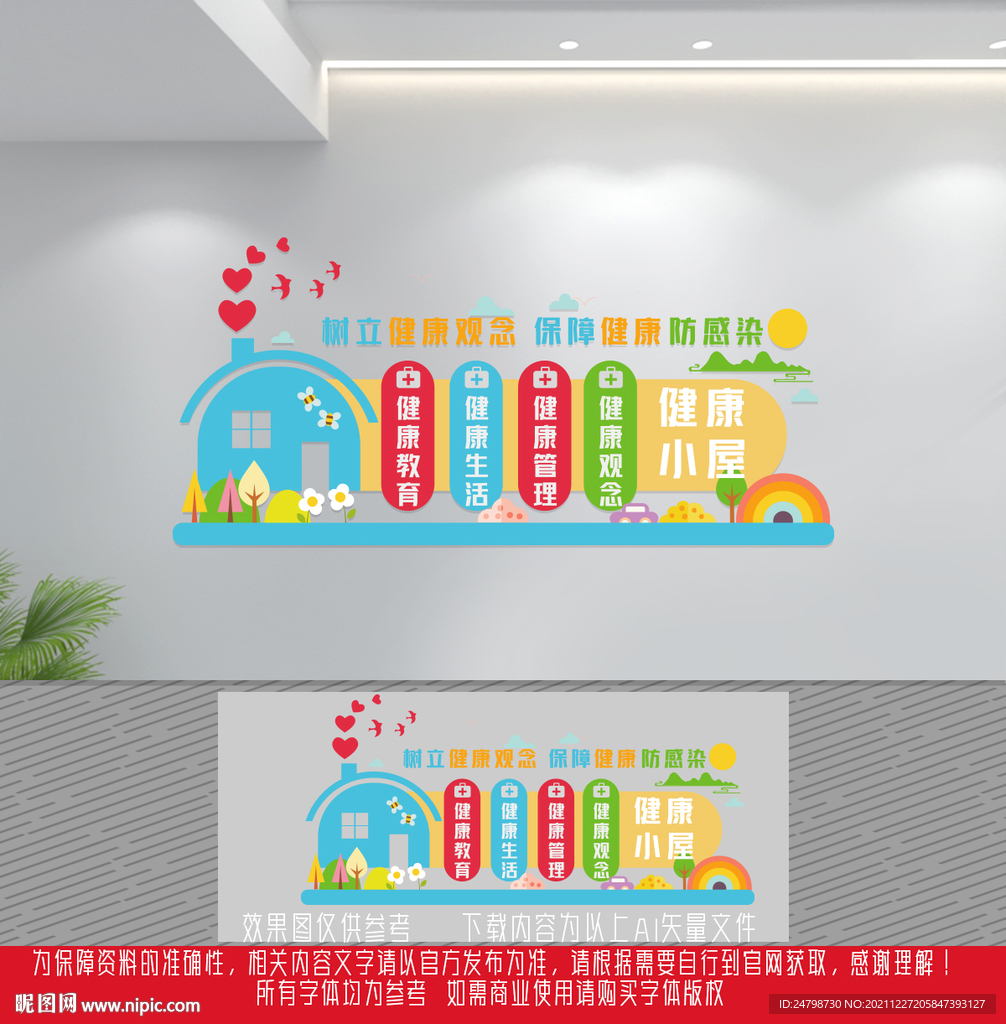 健康小屋文化墙