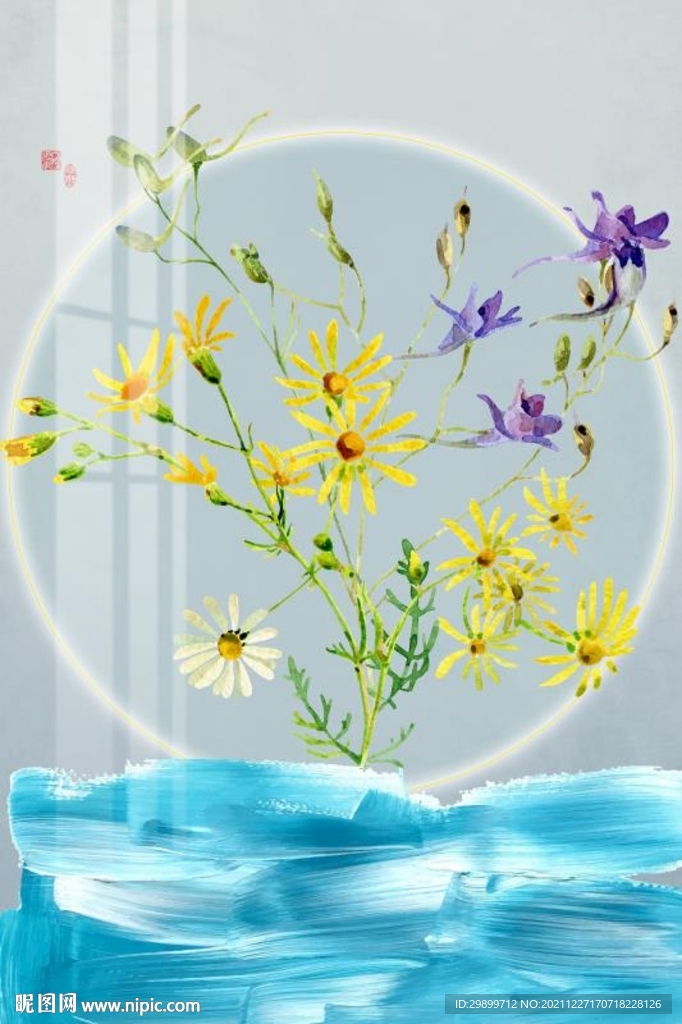 小碎花装饰画