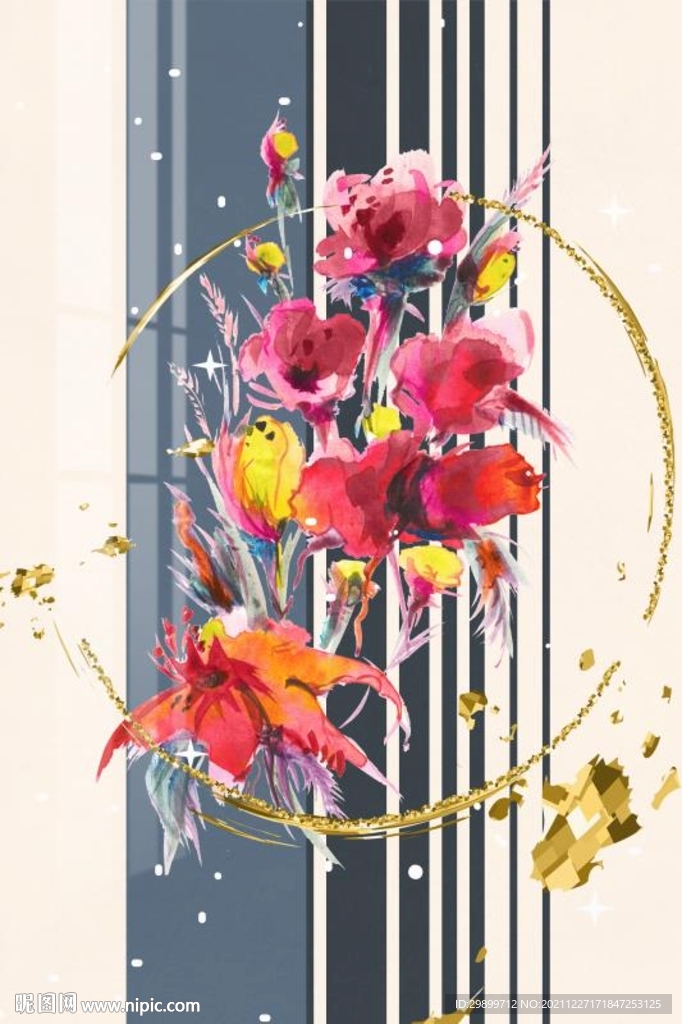 小碎花装饰画