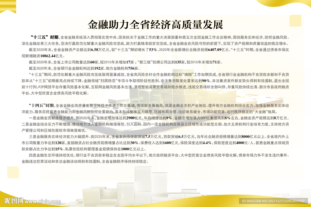 金融助力经济发展
