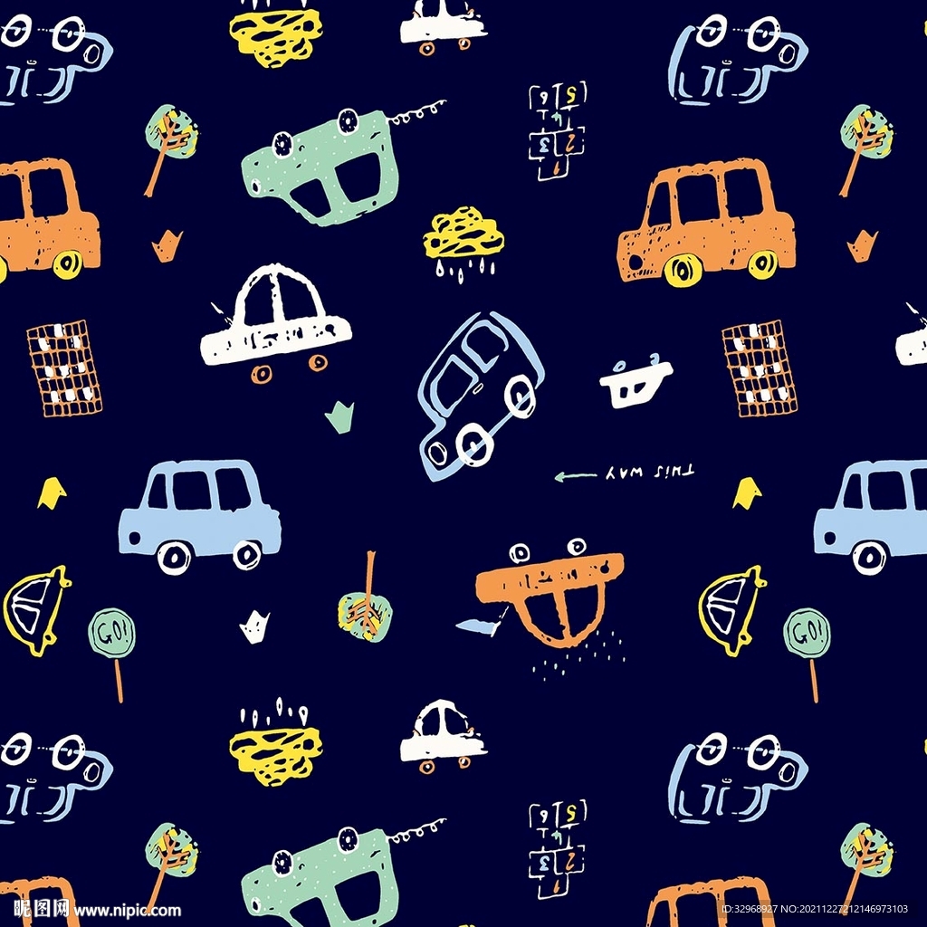 卡通小汽车