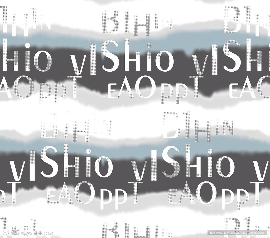 扎染字母