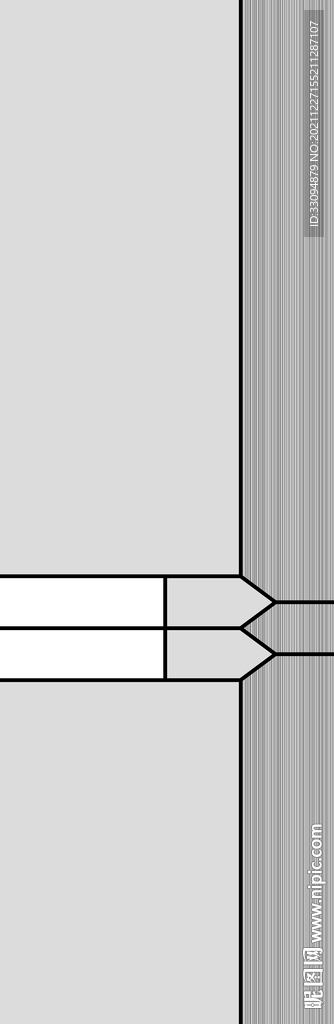 高清分层透明底平开门打印图