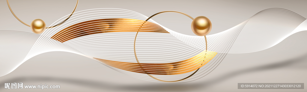 晶瓷画抽象线条